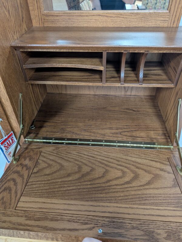 solid-wood-desk-curio-cabinet