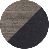 Coastal Gray & Black Premium Woodgrain LuxCraft Poly Colors