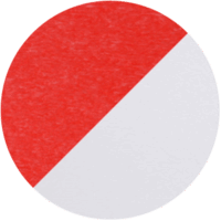 Red & White Tropical LuxCraft Poly Colors