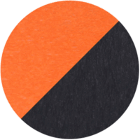 Tangerine & Black Tropical LuxCraft Poly Colors