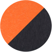 Tangerine & Black Tropical LuxCraft Poly Colors